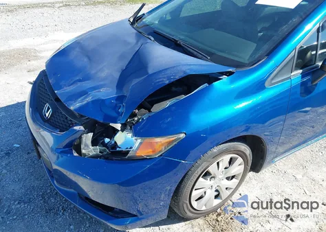 2012 Honda Civic Lx z USA, uszkodzony, nr VIN 2HGFG3B50CH543401